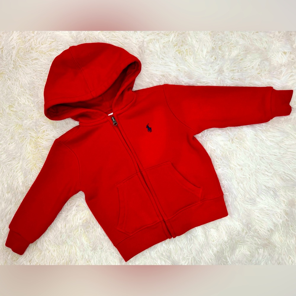RALPH LAUREN Cotton Blend Fleece Hoodie